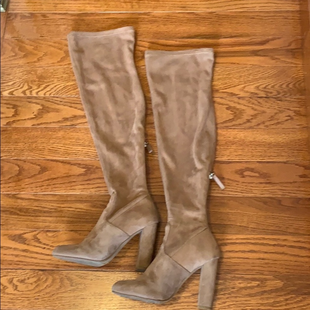 Steve Madden Nude over the knee boots